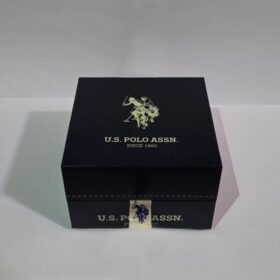 U.S. Polo Assn. Women's Silver-Tone Square Dial Watch & 3-Piece Crystal Bracelet Gift Set (USC6276)
